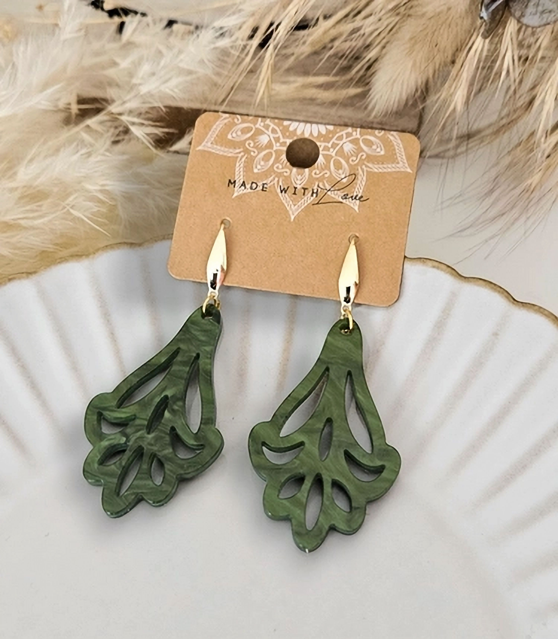 Ohrhänger Green Drop