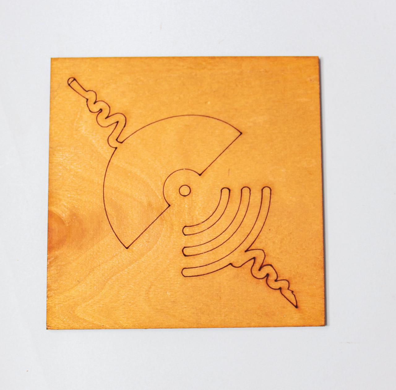 Music Wood Coaster 03