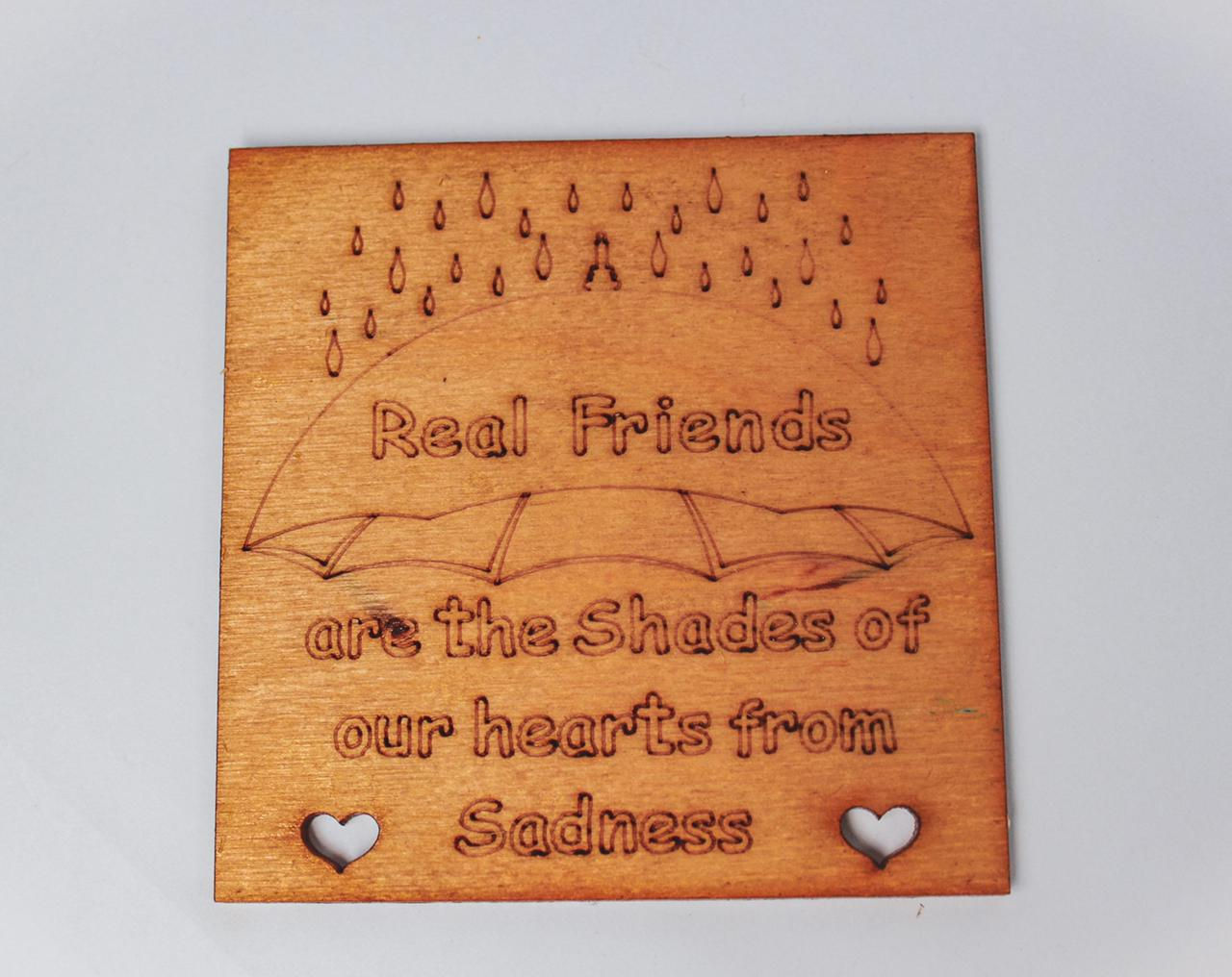 Friends Wood Coasters Set 01