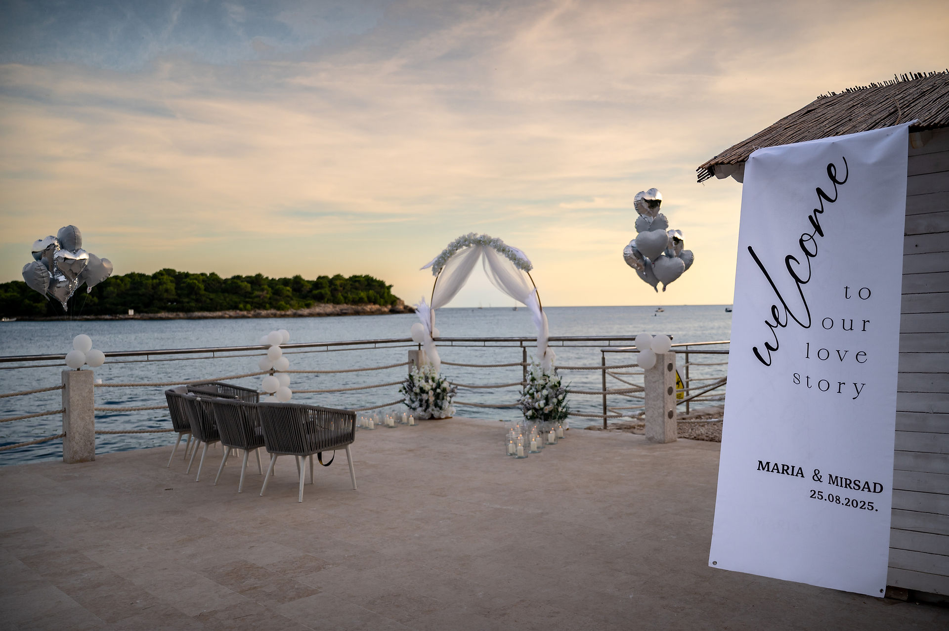 Wedding anniversary event planner Pula Croatia