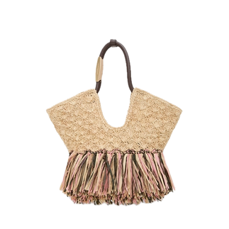 Zimmermann Goldentime Small Fringe Tote