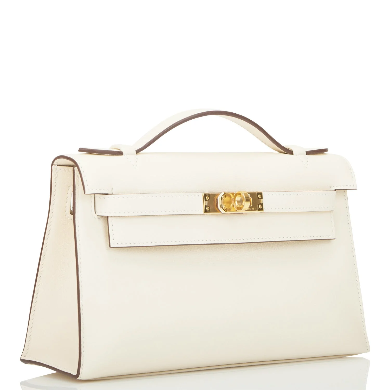Hermès Pochette White Bag