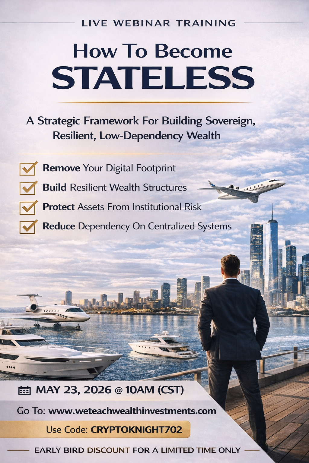 LIVE TRAINING: HOW TO BECOME STATELESS