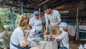 Repas chez l'habitant en Colombie