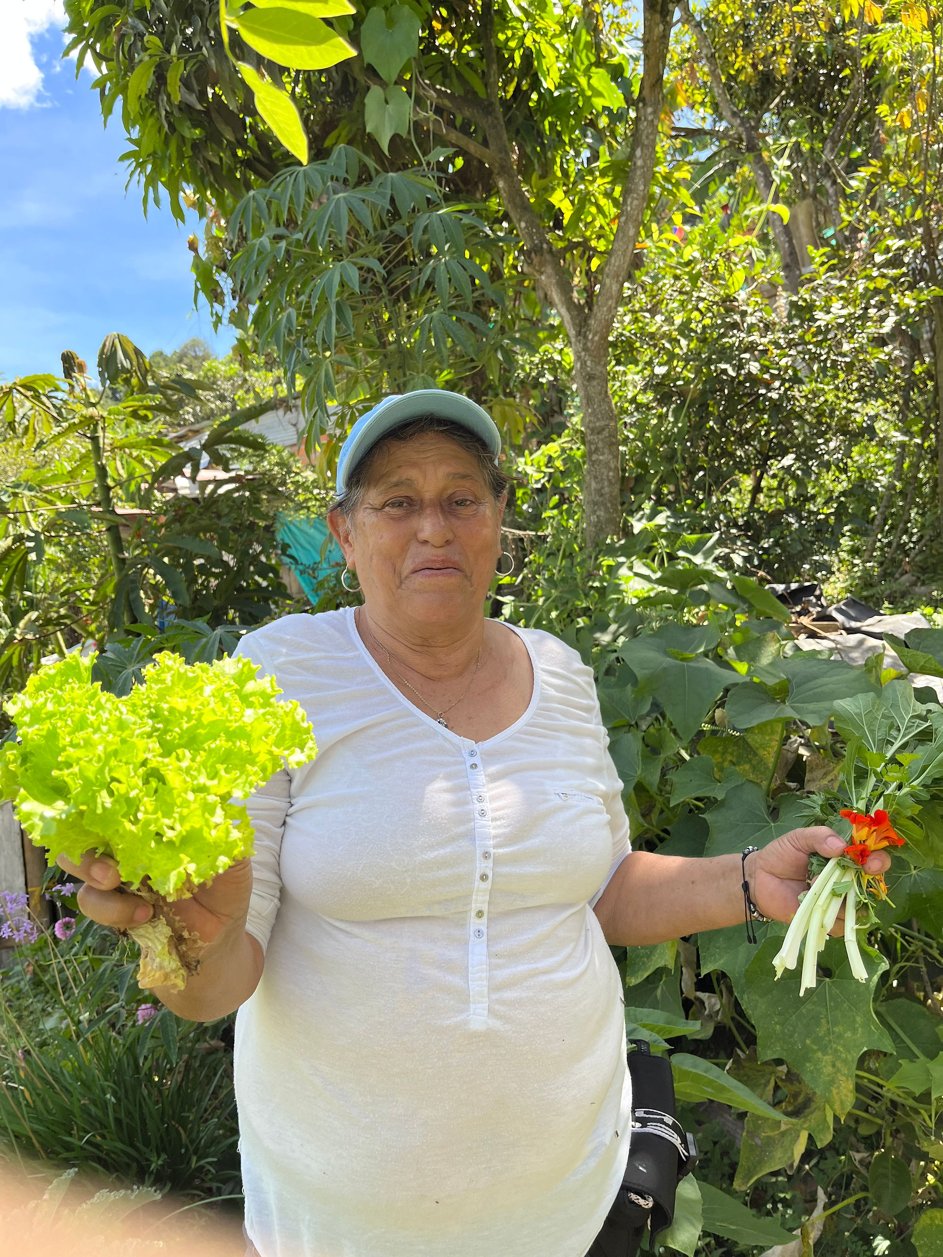 Représentante de l'association de femmes de la Comuna 8 à Medellin
