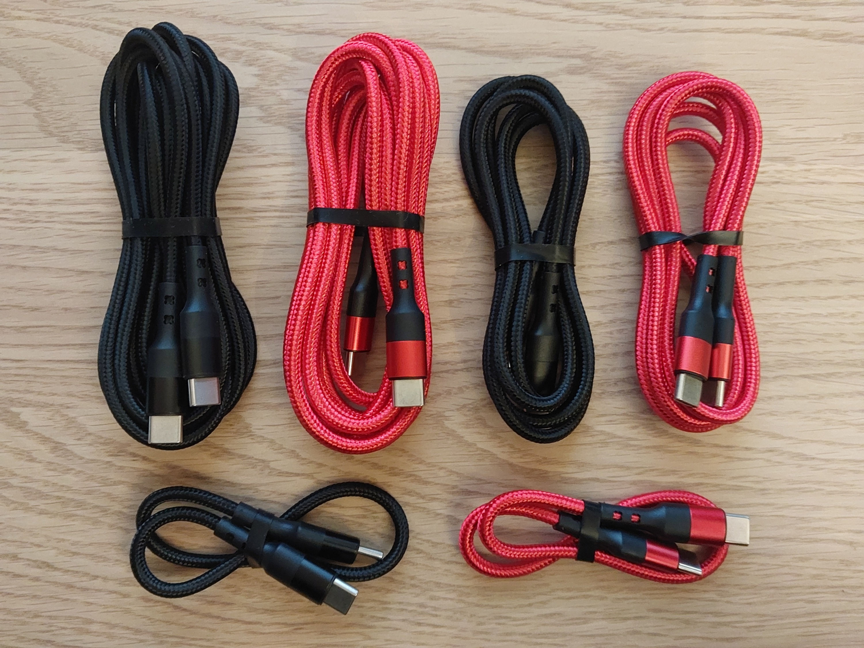 Câble USB-C vers USB-C en nylon tressé