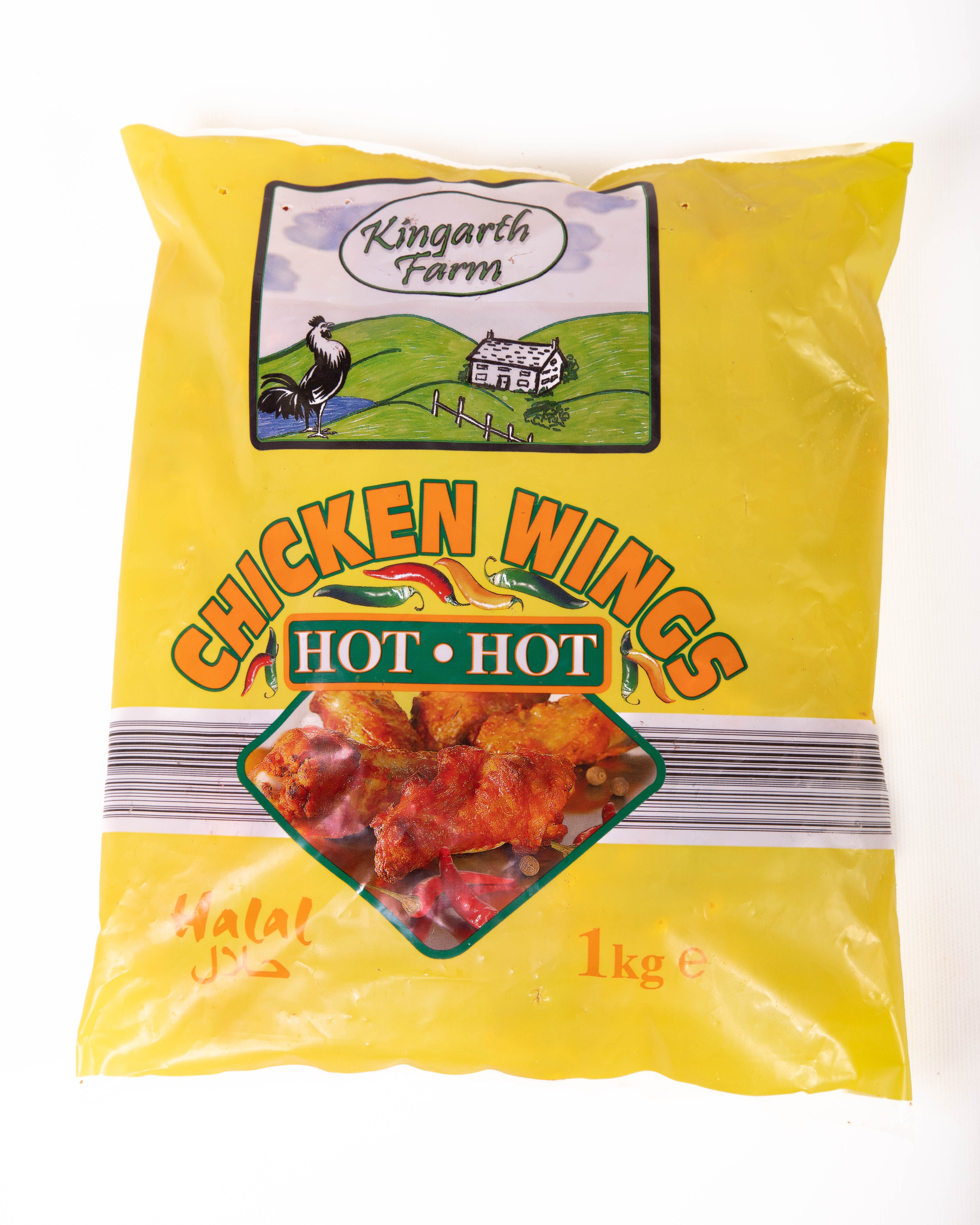 Kingarth Chicken wings Hot Hot 1kg