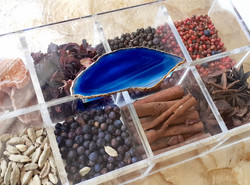 Caixa de Gin - Ágata Azul Royal