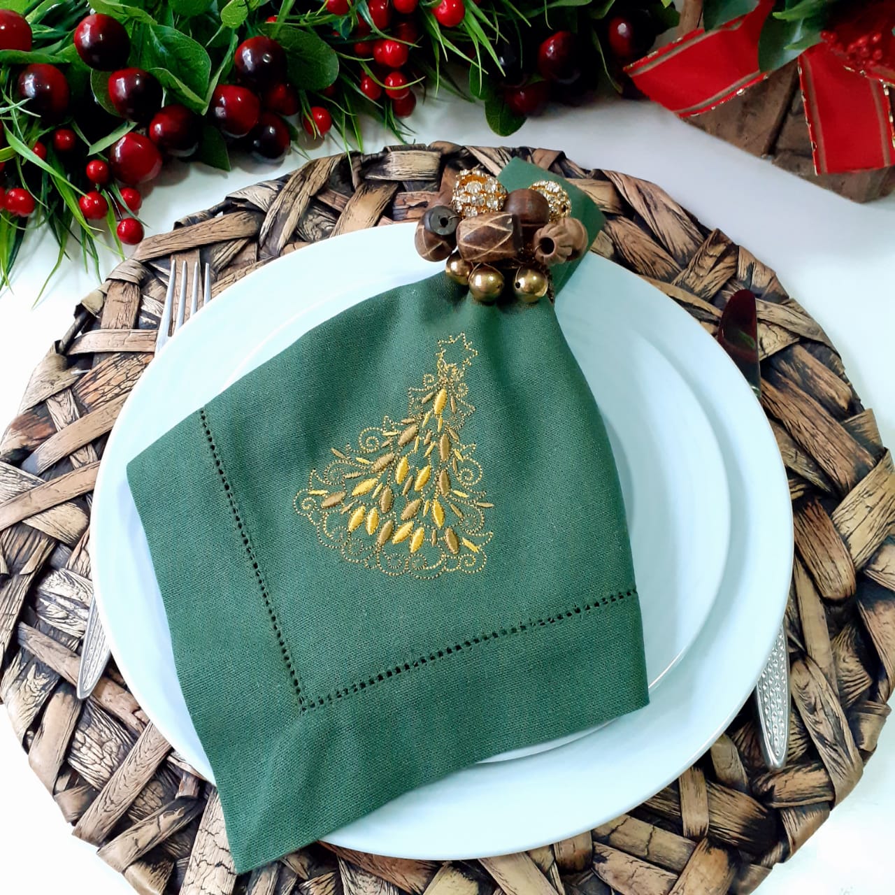 Guardanapo Gold Xmas