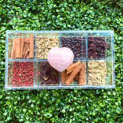 Caixa de Gin Quartzo Heart Rosa
