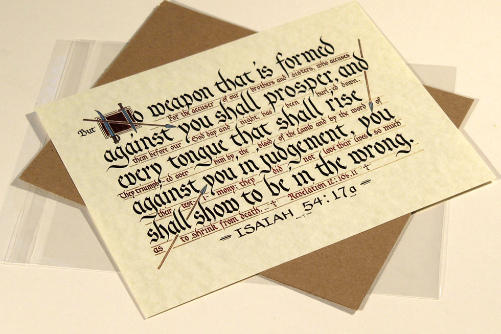 Thumbnail: Isaiah 54:17a (Downloadable)