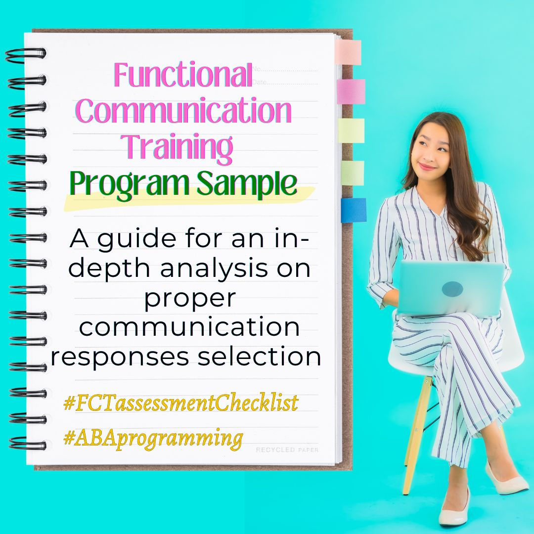 Functional Communication Training Program Sample | ABA Programming | BCBA Tips