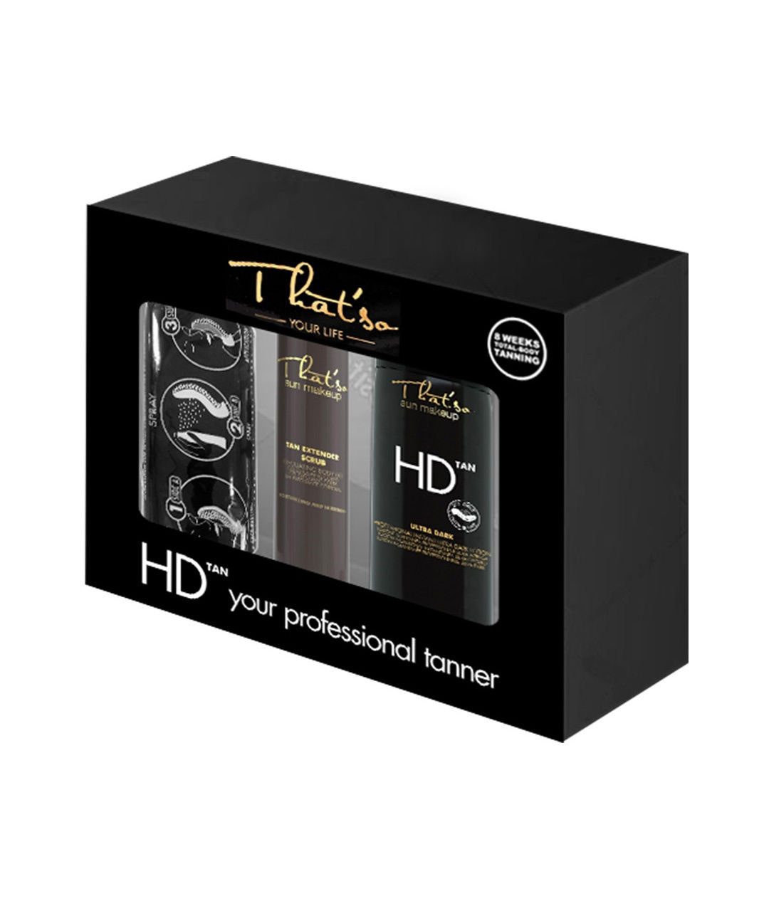 Kit De Autobronceado profesional italiano - HD Tan Kit - Thatso