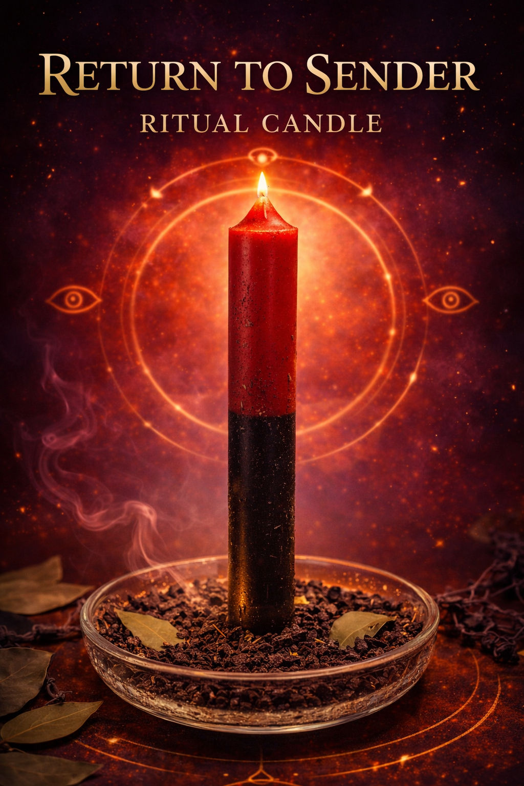 Return to Sender Ritual Candle