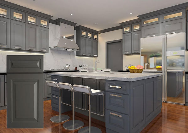 Belmont Grey Kitchen Cabinets