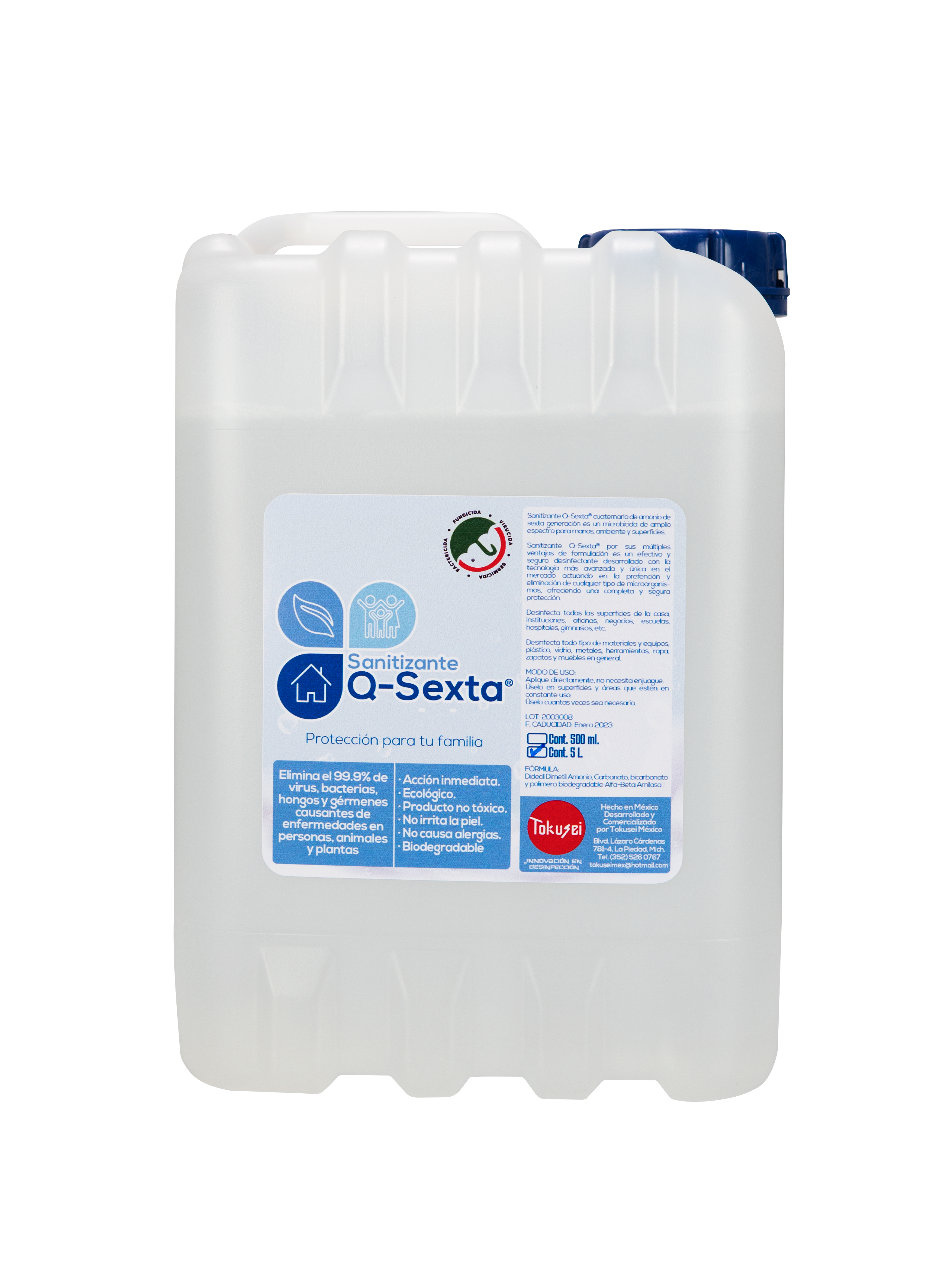 LÍQUIDO ATOMIZADOR Q-SEXTA 10L.