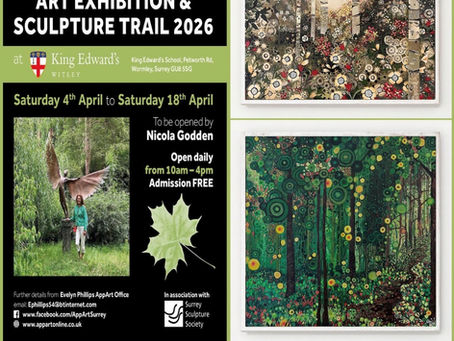 Discover Surrey Artists at 'Appart' Exhibition: King Edwards School from April 4th to 18th