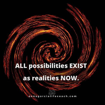 All possibilities exist as realities now