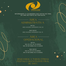 Confira o expediente do final de ano no Porto de Fortaleza