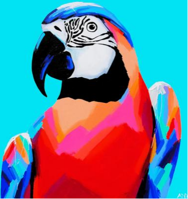 Acrylic painting on canvas