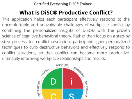 What is DiSC® Productive Conflict?
