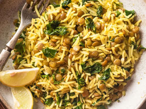 Dr. Wonson's Kitchen: Spring Lentil, Greens & Lemon Rice