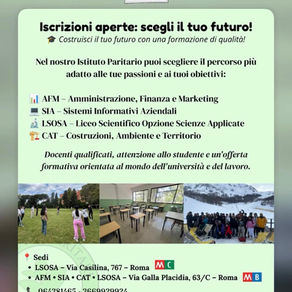 Iscrizioni a.s. 2026/27