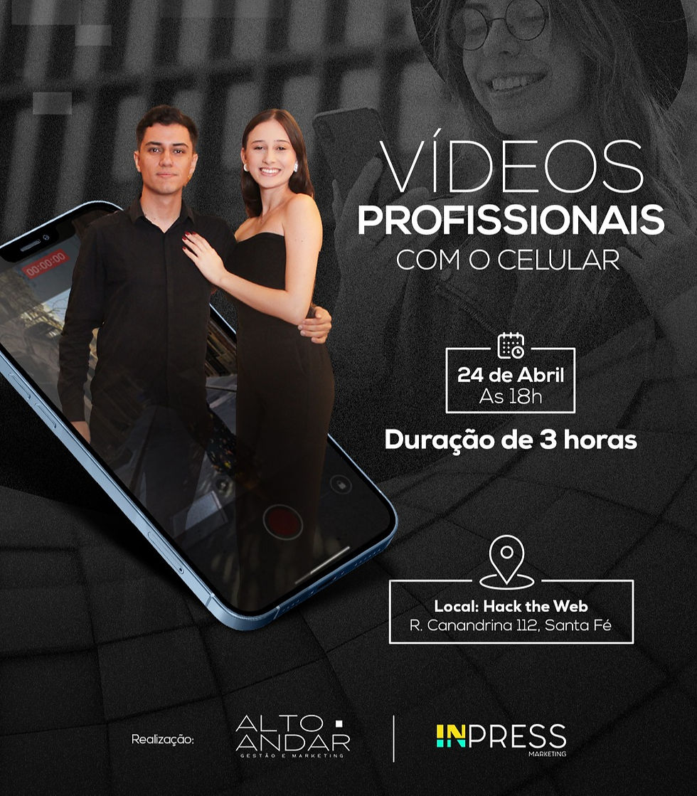 Workshop Vídeos Profissionais com Celular 2.0