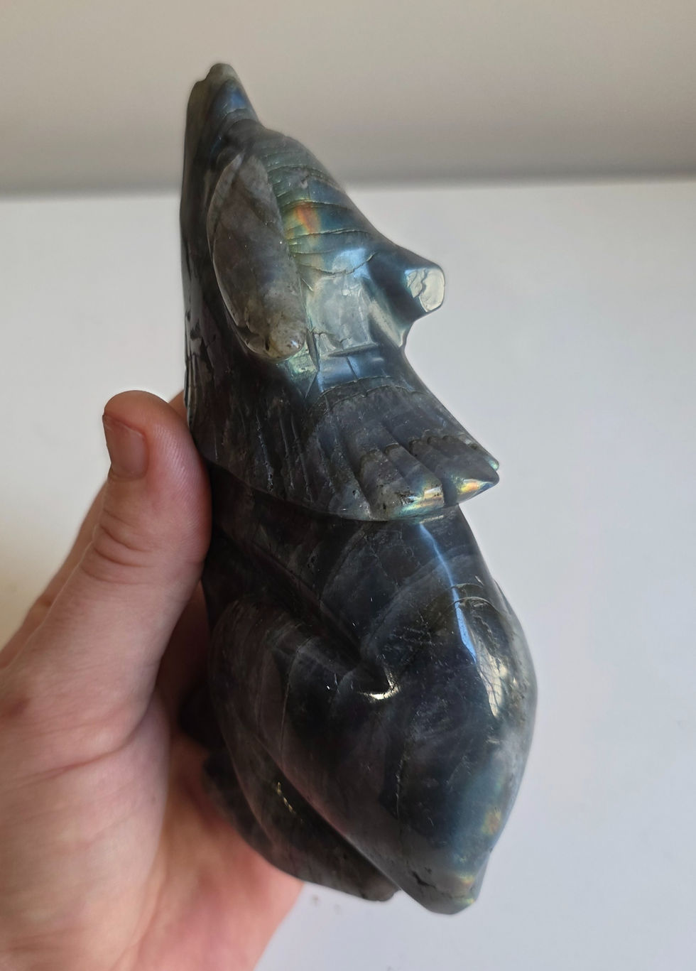 Thumbnail: Labradorite Wolf