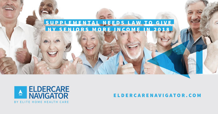 Supplemental Needs Law to Give NY Seniors More Income in 2018