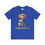 Thumbnail: Blue T-shirt with psychedelic mushroom design and "Psychedelicious" text