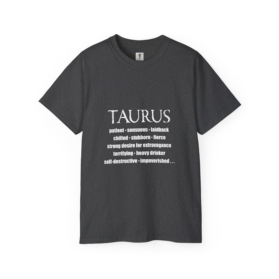 Thumbnail: Taurus T-shirt with zodiac sign attributes