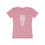 Thumbnail: White pineapple graphic on pink women's t-shirt