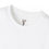 Thumbnail: White crew neck t-shirt with small logo