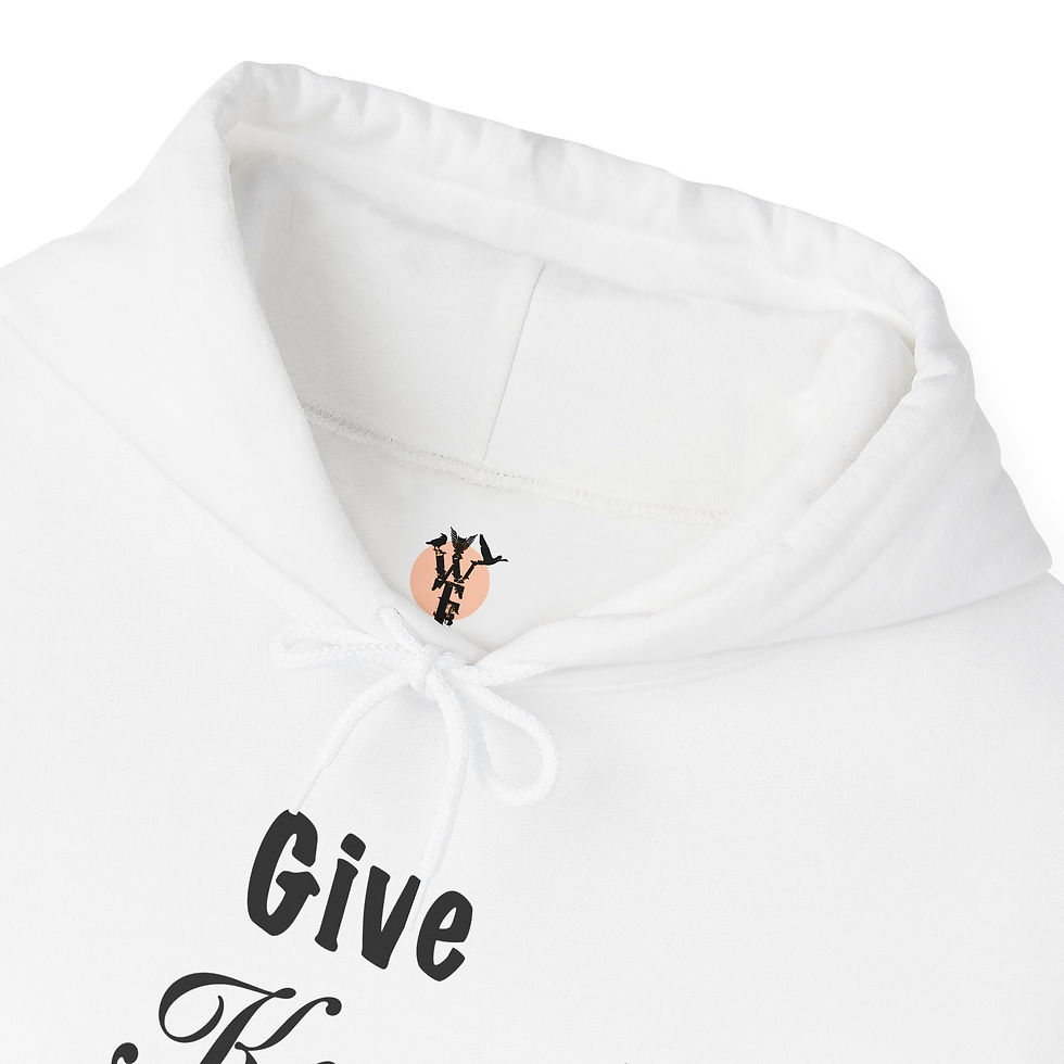 Thumbnail: White hoodie with Give Karen Her Name Back text