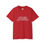 Thumbnail: Red t-shirt with "Stay in school, eat your school, don't do vegetables" printed on it