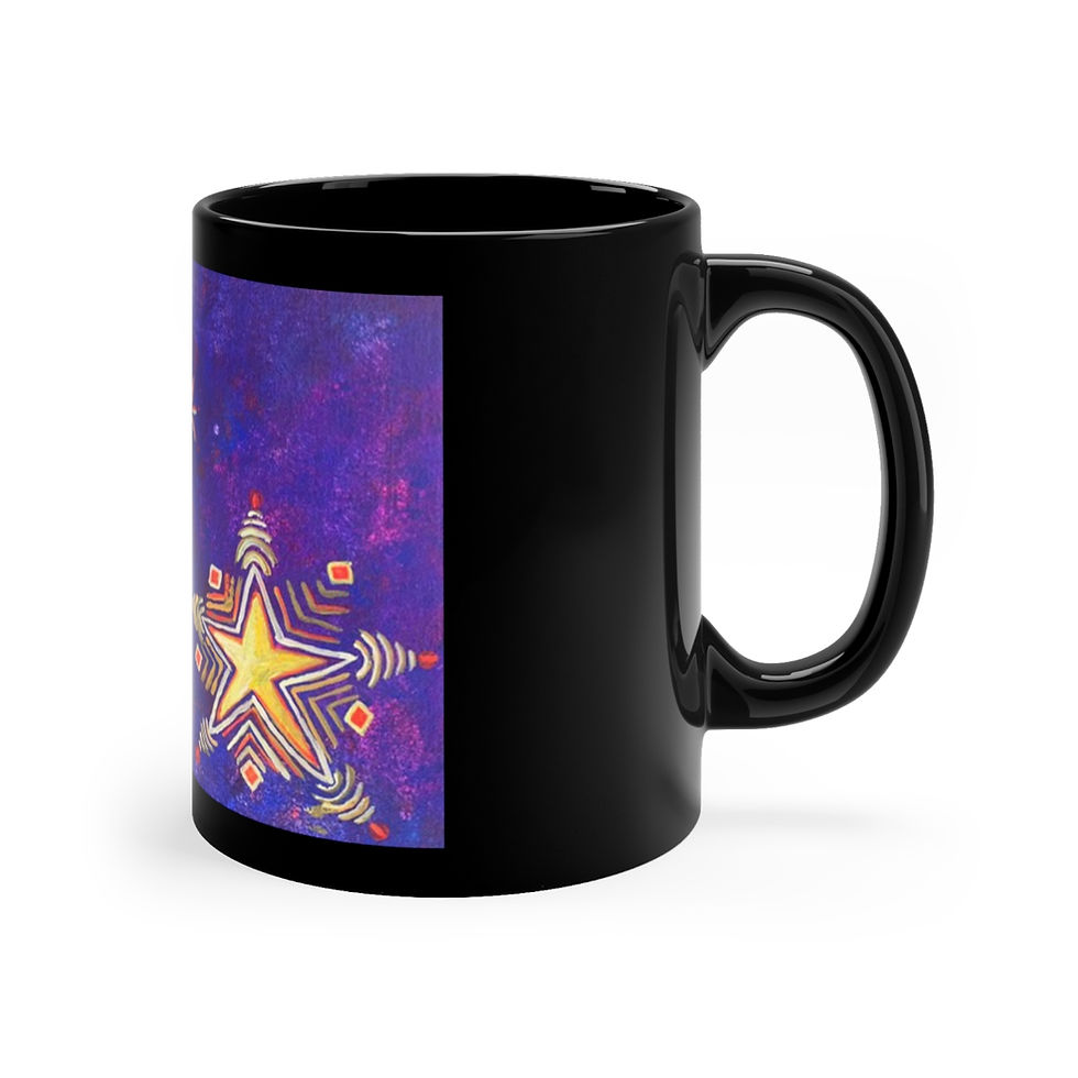 Thumbnail: Stars in Purple Skies Ophkey Original Art (11oz)
