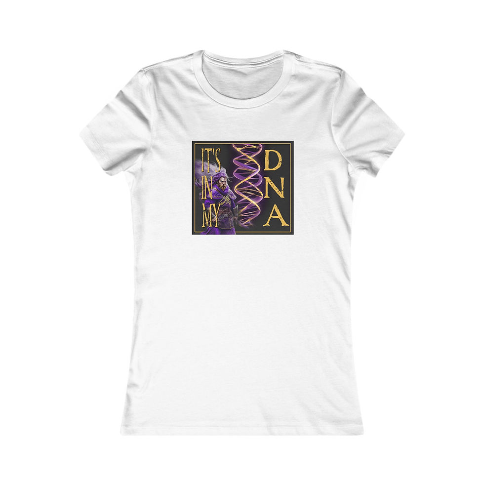 White women's tee, It's in my DNA