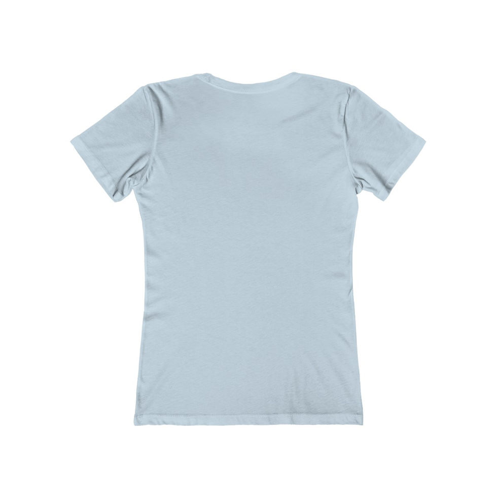 Thumbnail: Light blue women's softstyle tee shirt