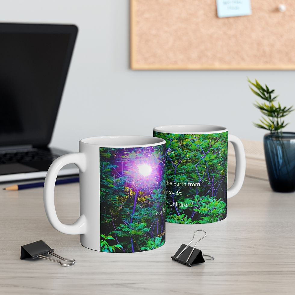 Thumbnail: We do not inherit the Earth... Native American Proverb (11oz)