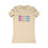 Thumbnail: Beige women's t-shirt with "Namaste" three times