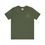 Thumbnail: Olive green t-shirt, small cross design