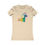 Thumbnail: Rainbow dinosaur on beige t-shirt