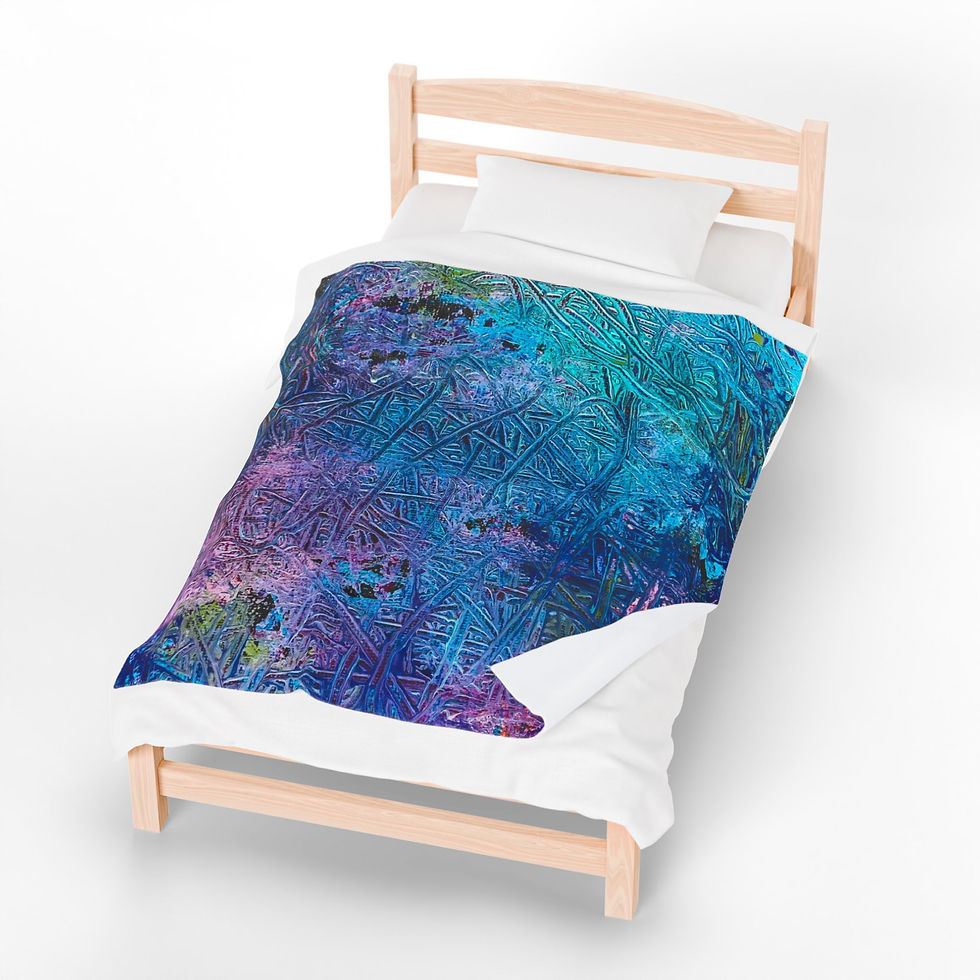 Thumbnail: Colorful mandala-patterned kid's duvet cover