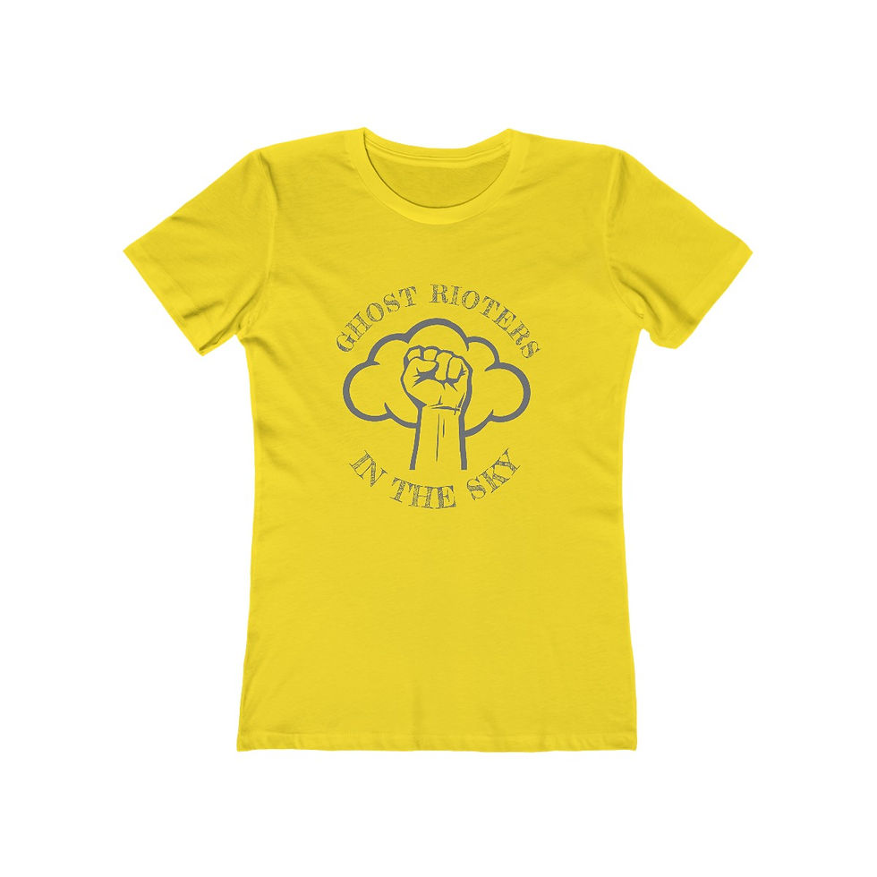 Thumbnail: Yellow T-shirt: "Ghost Rioters in the Sky"