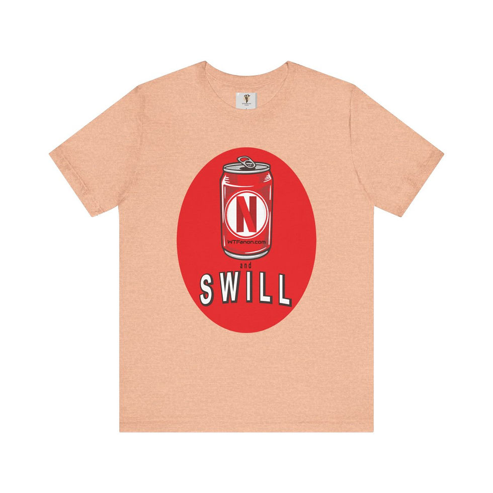 Thumbnail: Peach T-Shirt with 'It's Swill' design