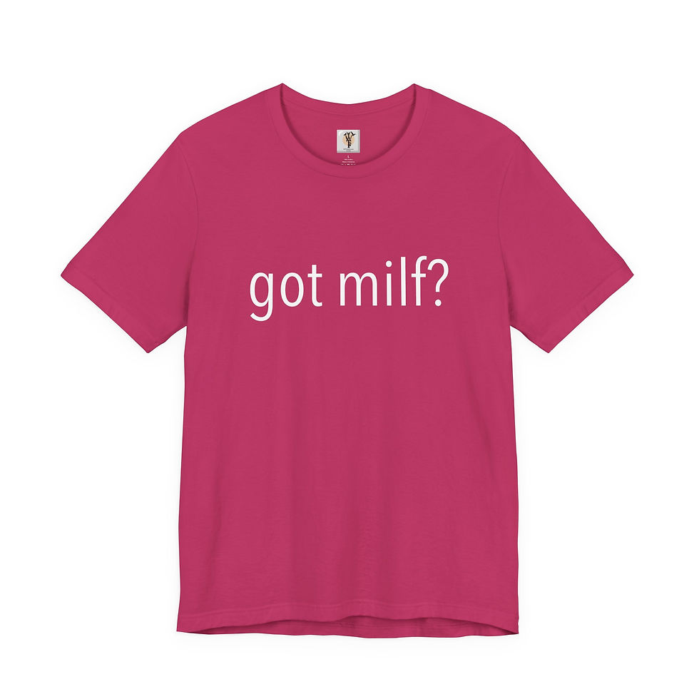 Thumbnail: got milf? Funny got milk? Parody, T-shirt