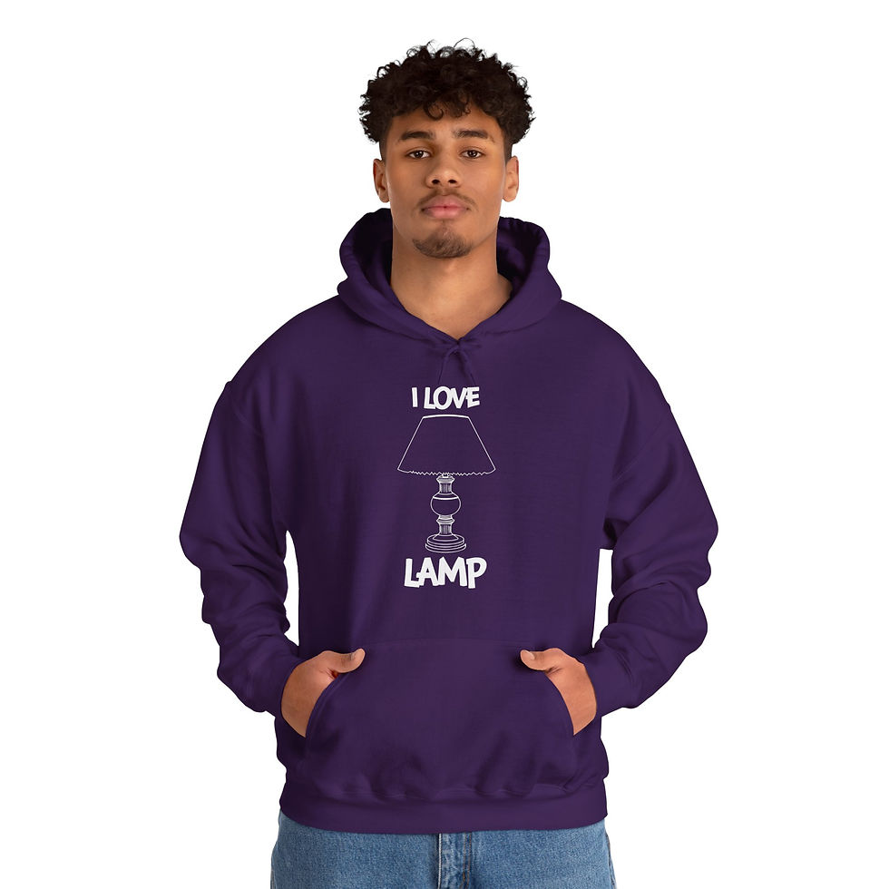 Thumbnail: Man in purple hoodie; I Love Lamp