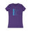 Thumbnail: Purple women's t-shirt, Minnesota outline, barcode design