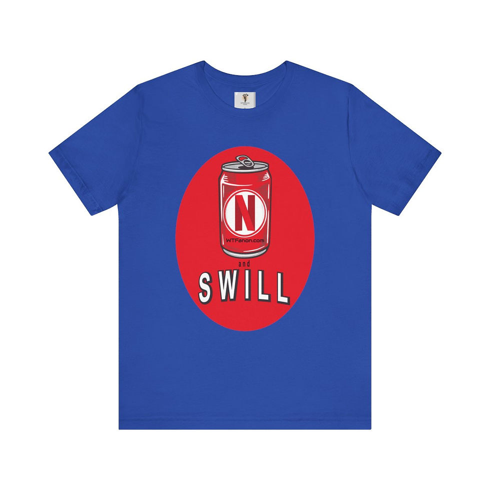 Thumbnail: Blue T-shirt with 'N Swill' graphic